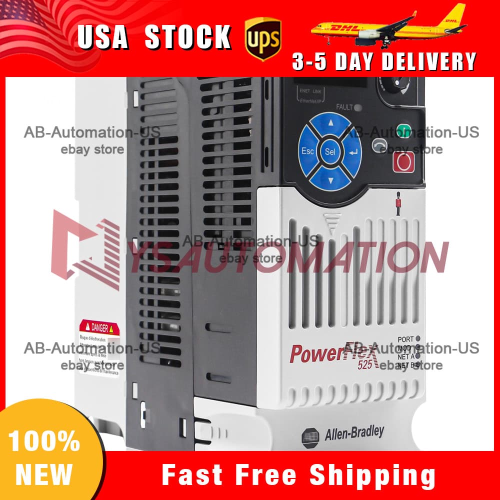 Allen Bradley 25B-D6P0N104 PowerFlex 525 2.2kW (3Hp) AC Drive Factory Sealed 3