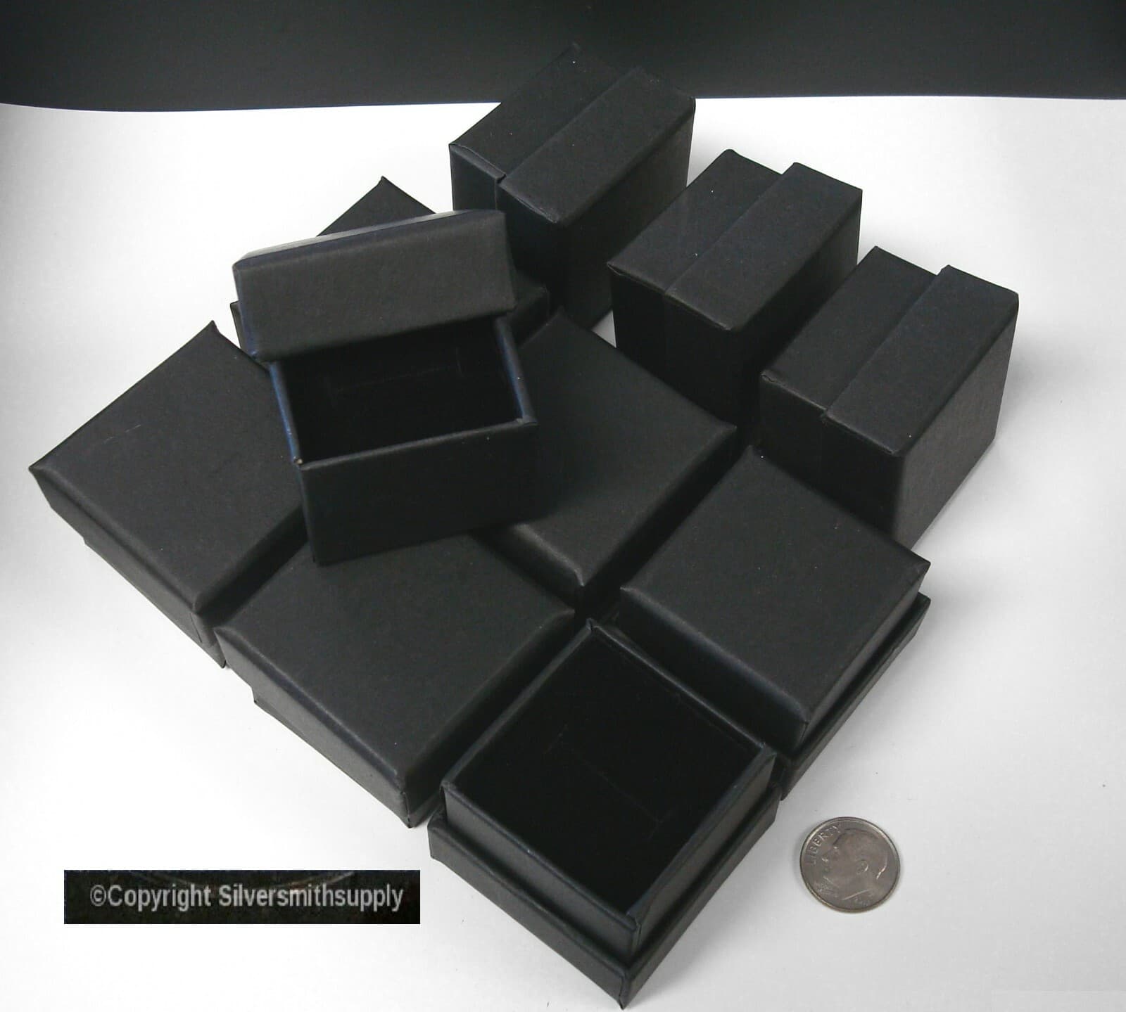 Ring Box jewelry displays 8 Turquoise 2" cardboard ring gift boxes JD033 4