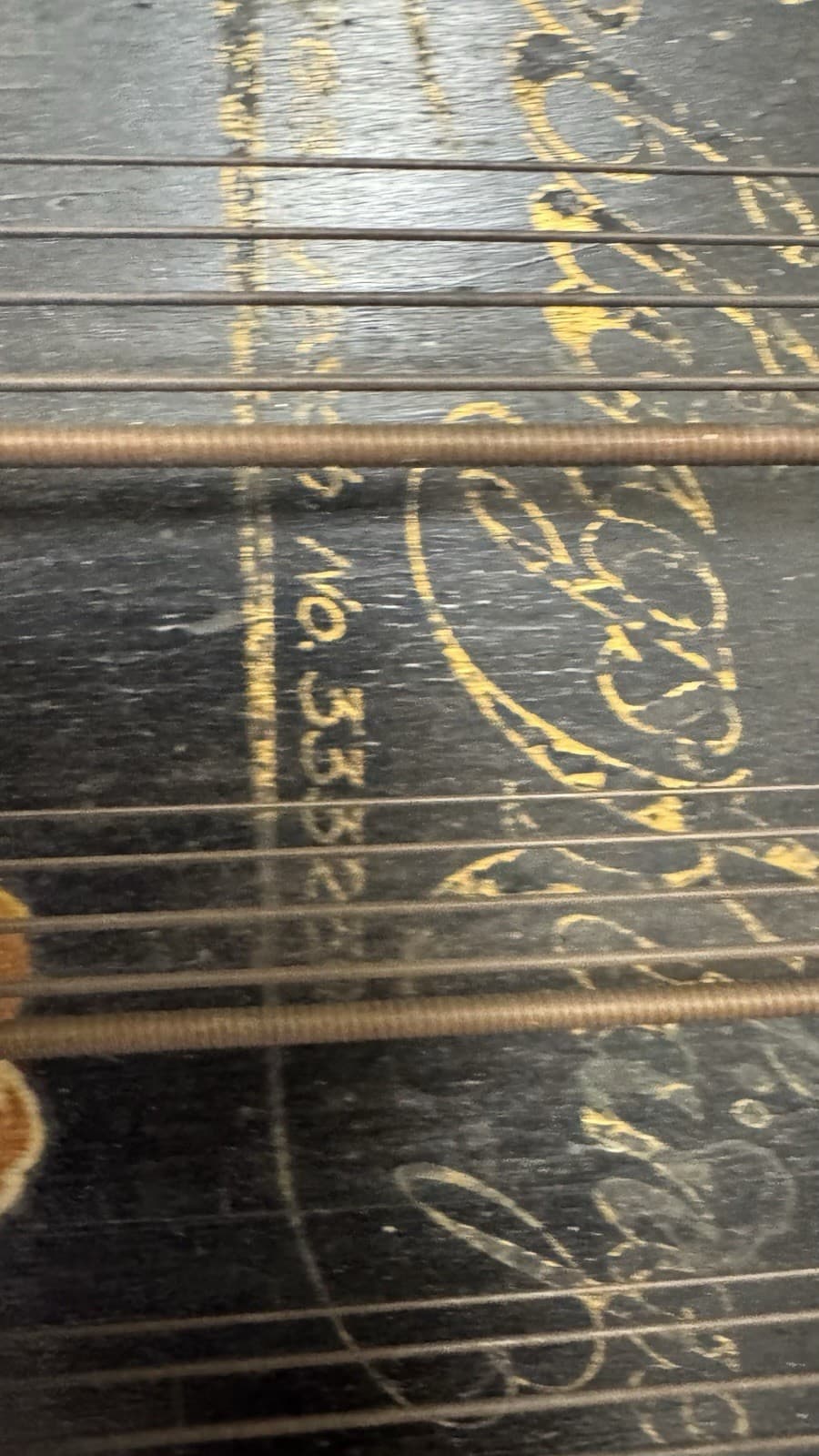 Antique Hammer chord ZITHER from the 19th century German Made 5