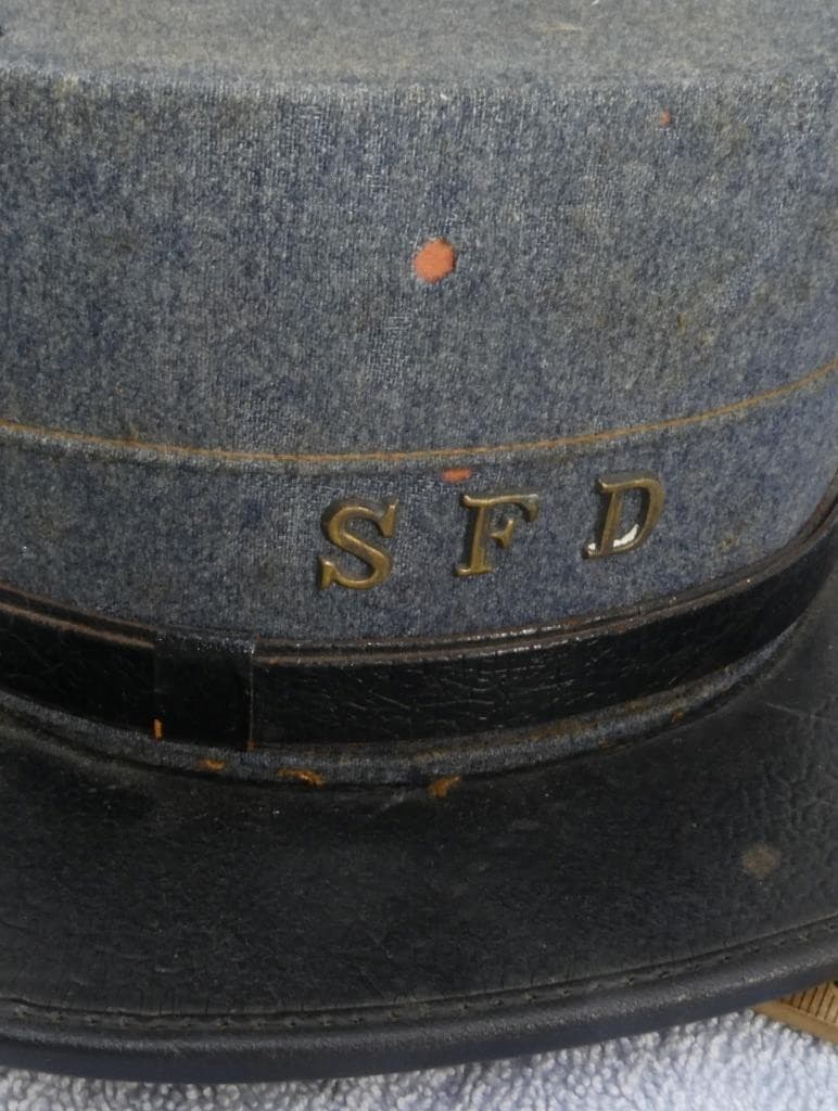 SFD Syracuse Fire Department KEPI Hat Identified J Hoag Possibly Seneca Falls 3