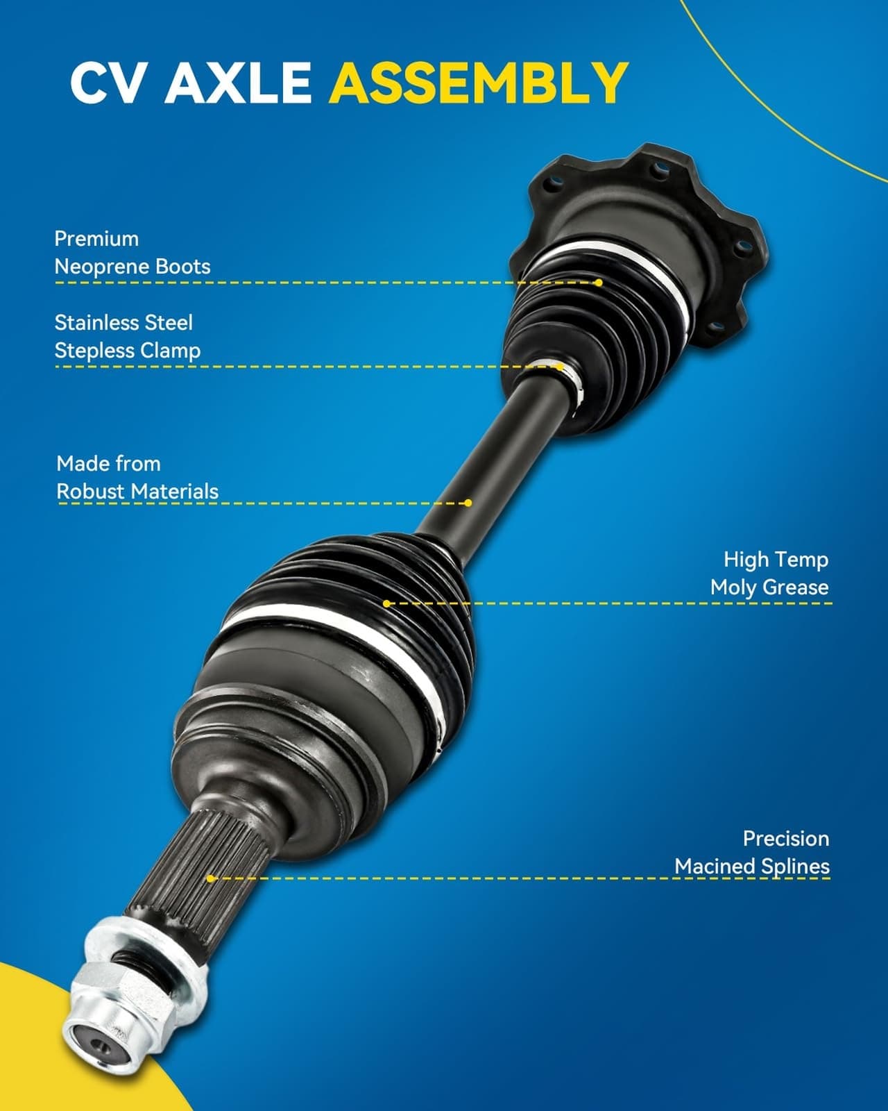 PHILTOP Front Right CV Axle Shaft Assembly for Camry 2002-2017, ES350 2007-20... 5