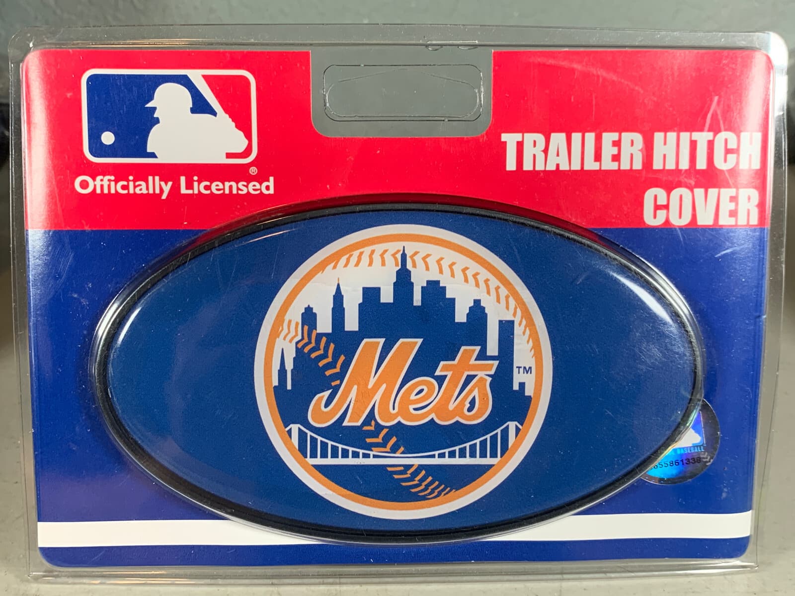 New York Mets Trailer Hitch Cover 2" Receiver ABS Plastic MLB Concord Industries