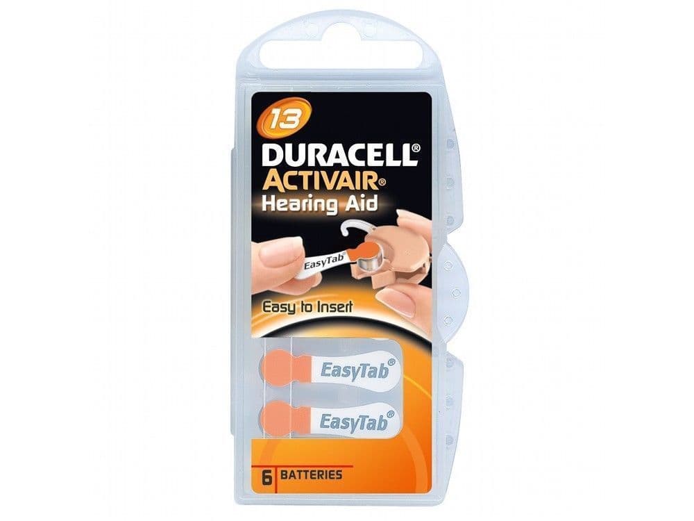 Duracell Activair Hearing Aid Batteries :Size 13(60 Batteries) Fresh Exp-2028 2