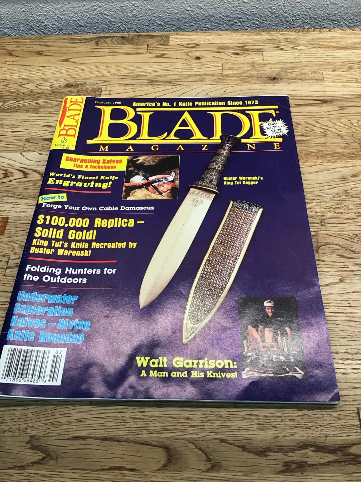 Lot Of 4 Vintage Blade Magazine, Knives Illustrated EUC B-2 2
