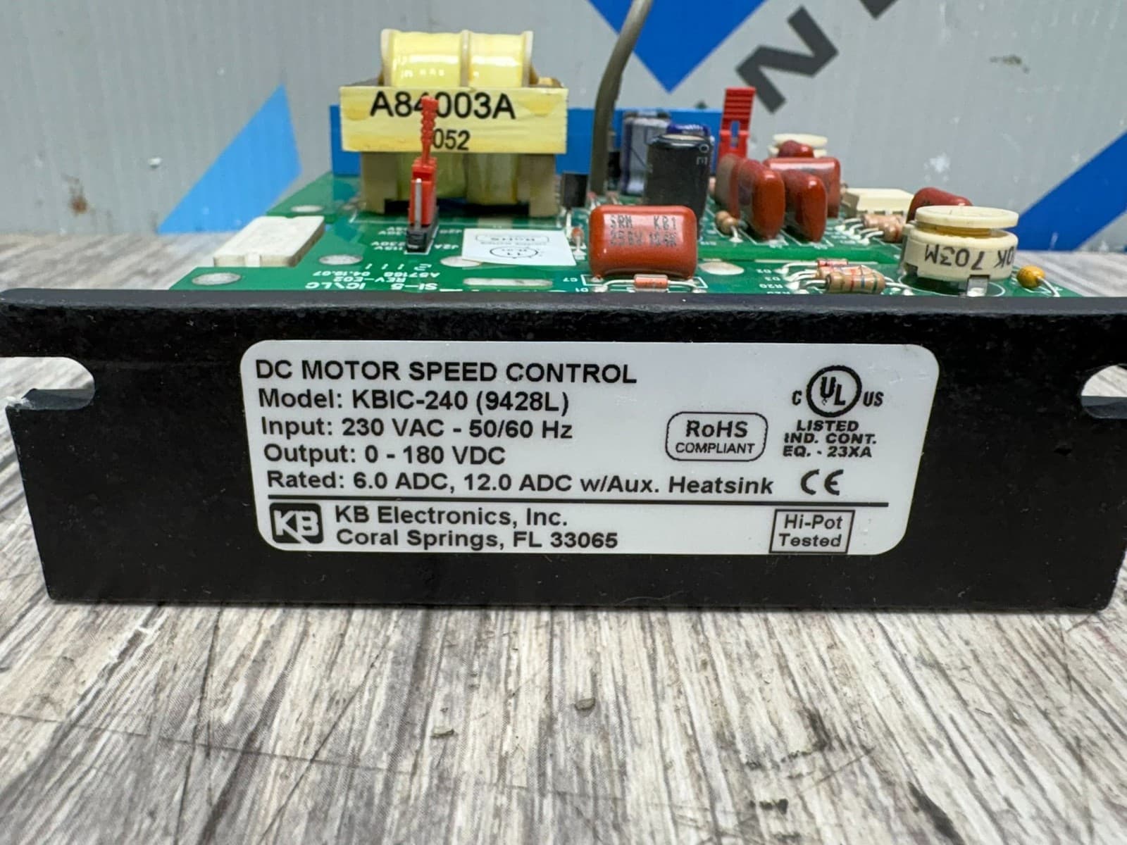 (LOT OF 2) KB ELECTRONICS KBIC-240 DC MOTOR SPEED CONTROL 6