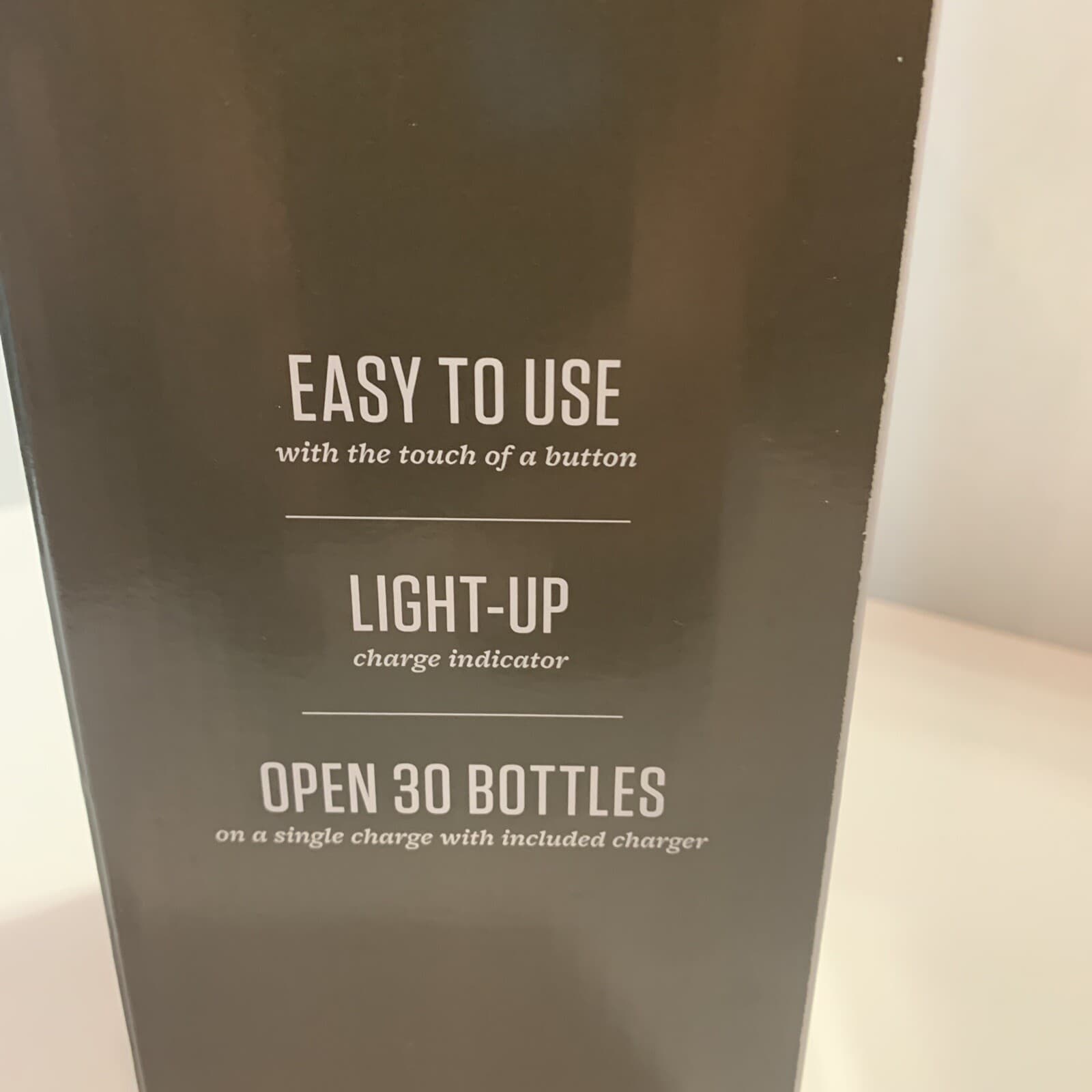 Food Network Electric Corkscrew New In Box With Storage Stand And Foil Cutter 6