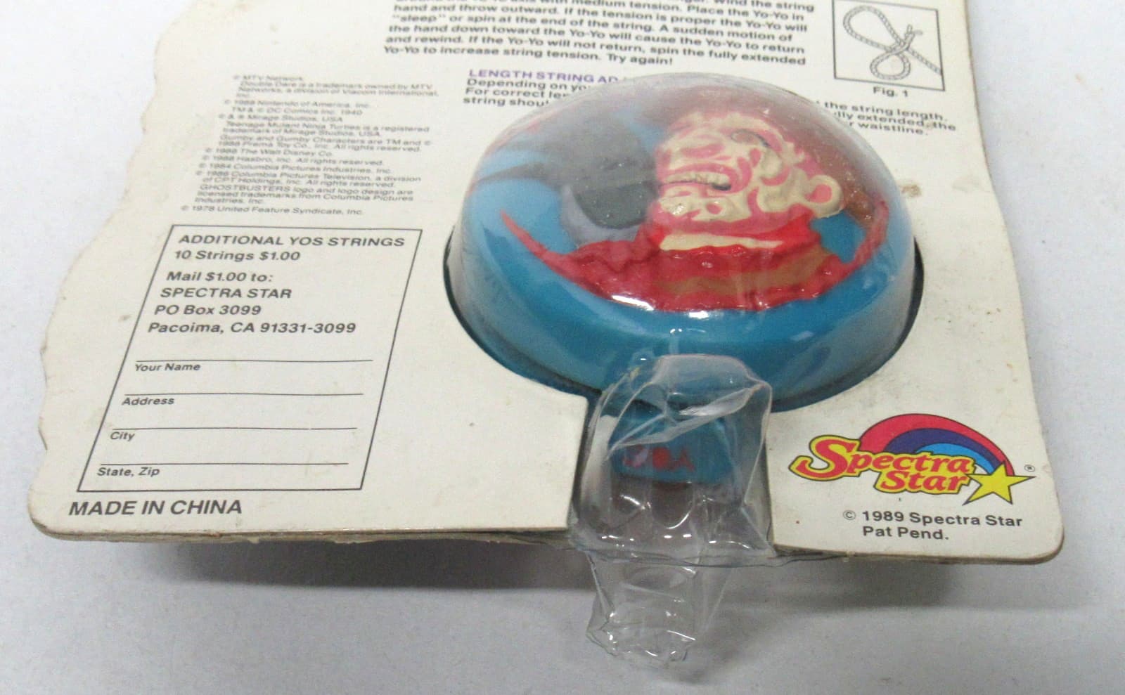 New Sealed Spectra Star Nightmare On Elm Street Freddy Krueger Radical Yo-Yo 5