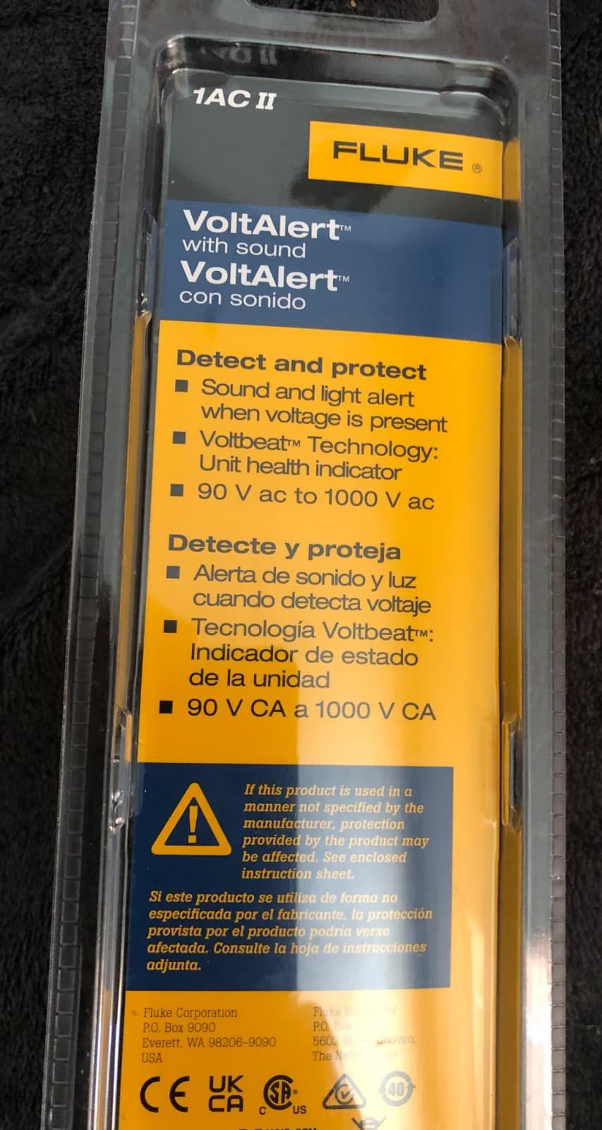 New Fluke Volt Alert With Sound 1ACII CAT IV 1000V 772344 Detect Voltage 4