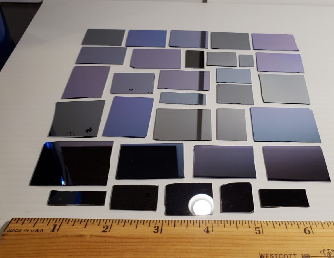 Silicon Si Art Wafer Pieces Plain Semiconductor Design 43g 3