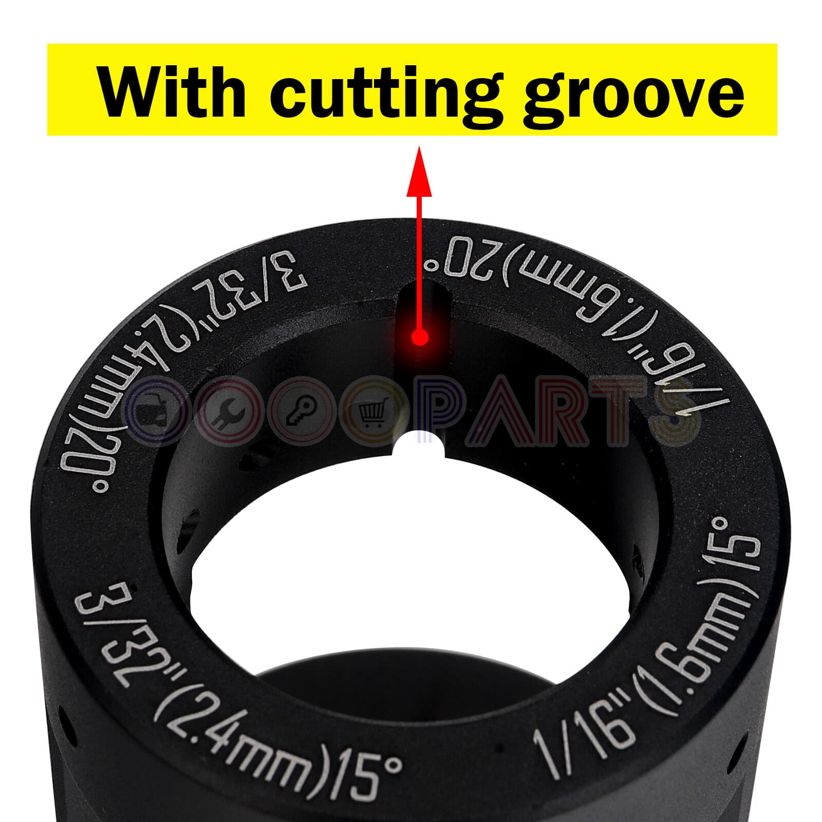 Tungsten Electrode Sharpener & Grinder Tool 15° & 20° Offsets For TIG Welding 6