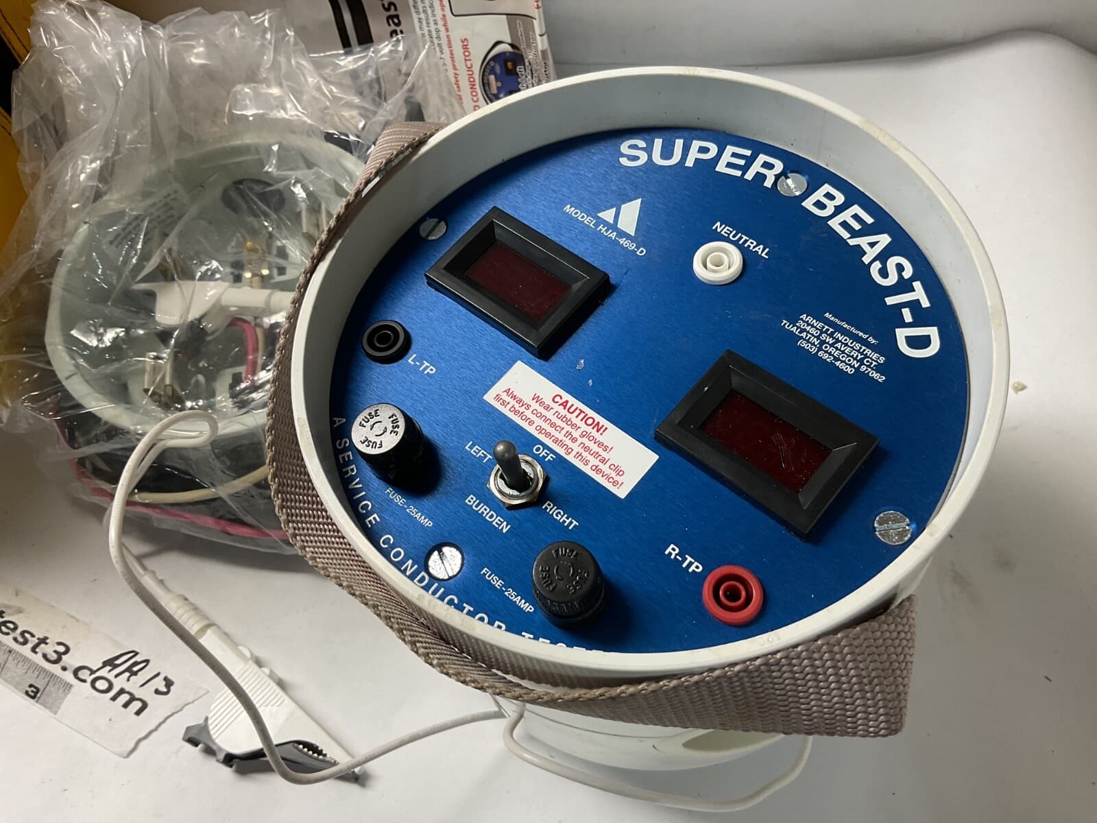 HJ Arnett Super Beast D  HJA-469-D Service Conductor Service Conductor Tester 2