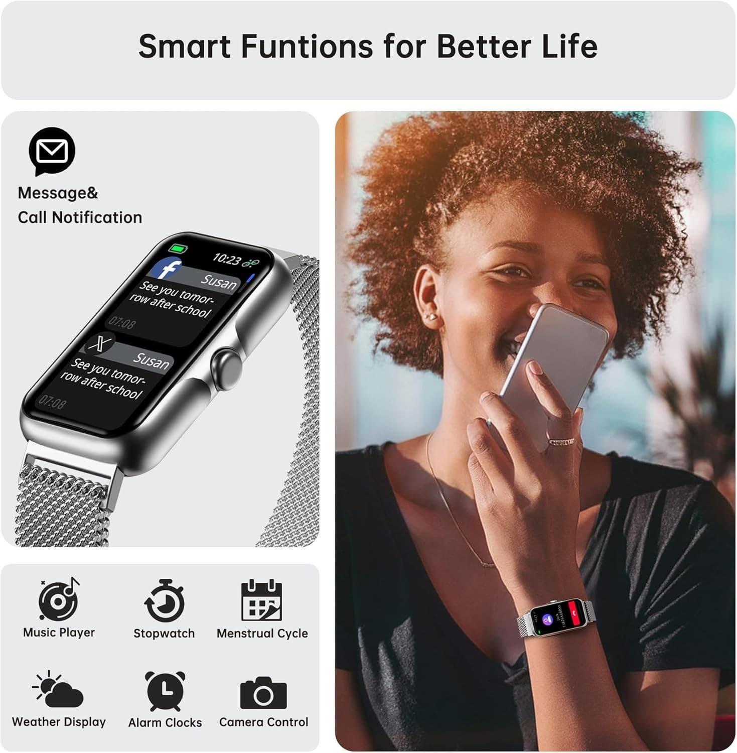 Reloj Mide Presion Arterial Que Mide Cuenta Calorias Medidor Cardiaco Ejercicios 3