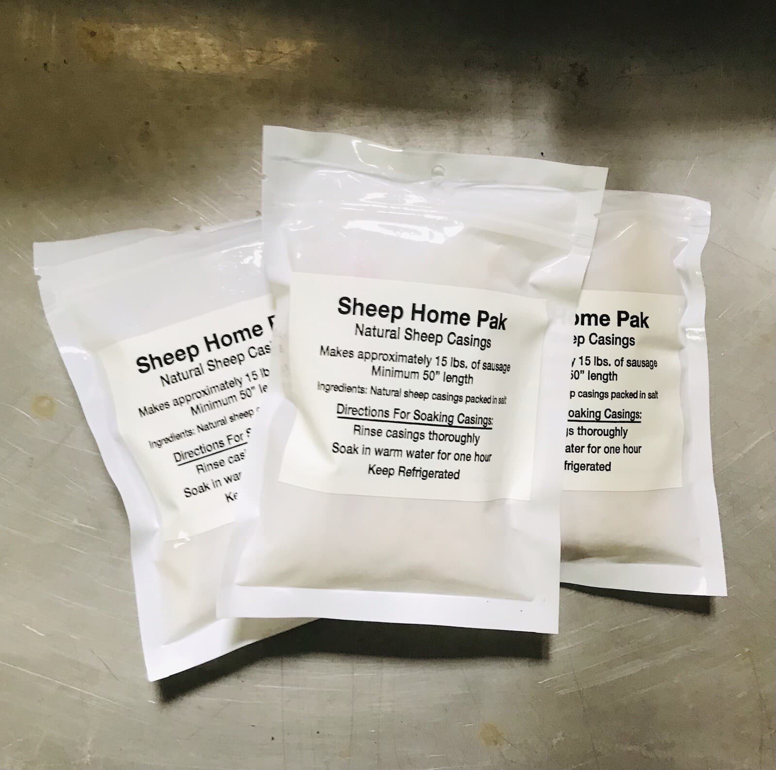 Natural Sheep Casings ( 3 Home Packs) 2