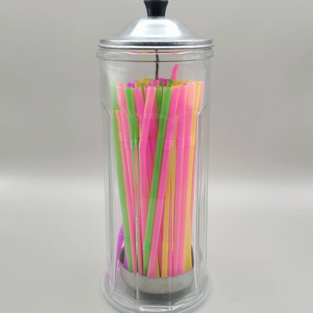 Vintage Soda Shop Straw Dispenser 3