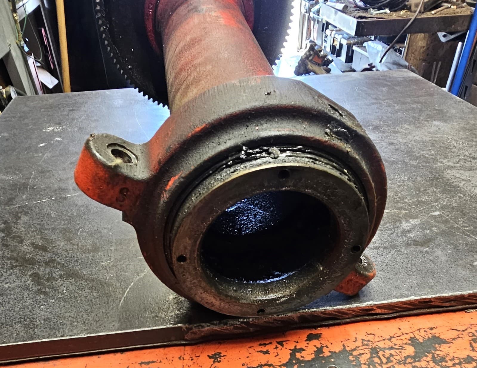 early style Ridgid 535 pipe threader shaft assembly 4