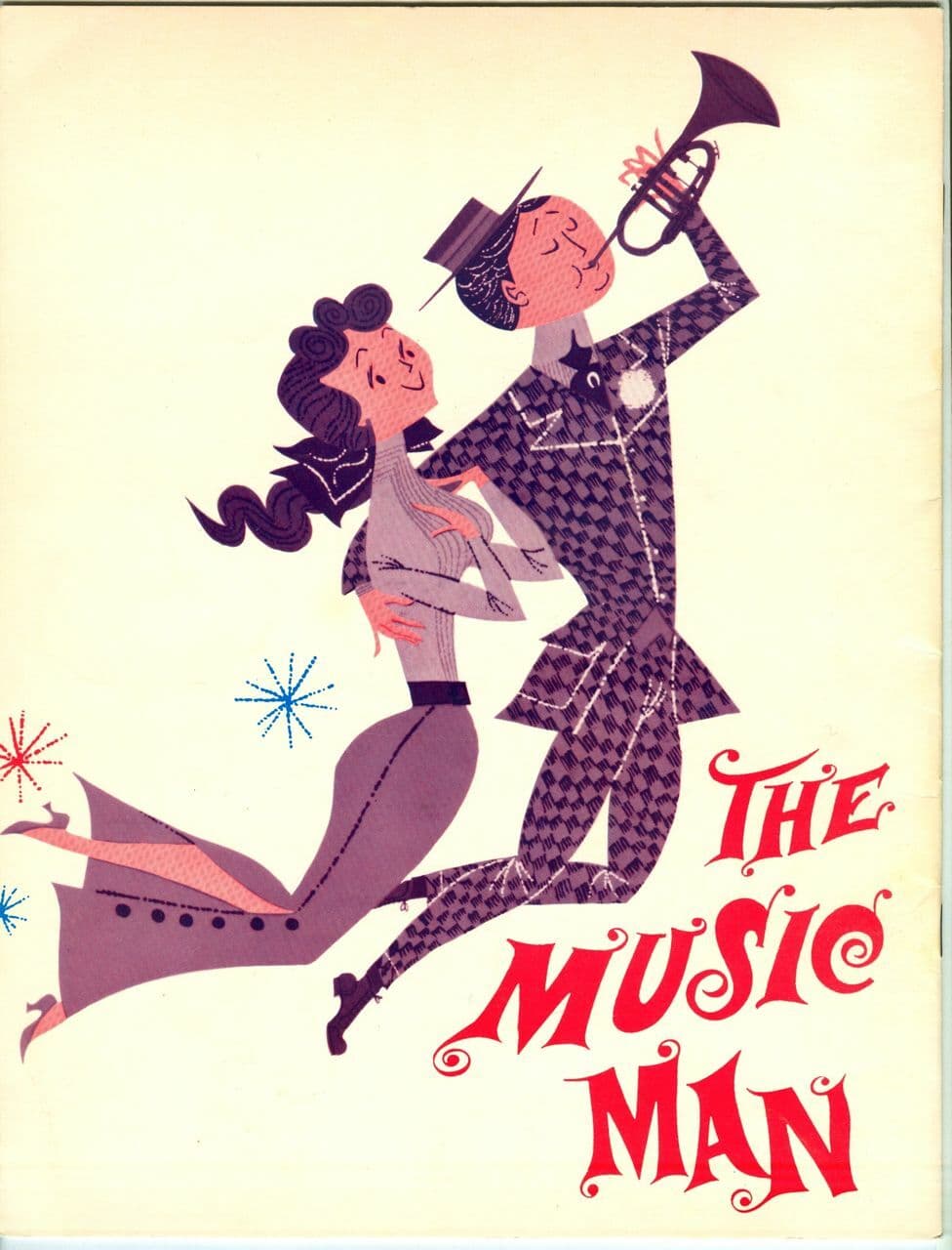 Rare 1974 The MUSIC MAN at Paper Mill Playhouse PROGRAM! Ken BERRY! Susan WATSON 2