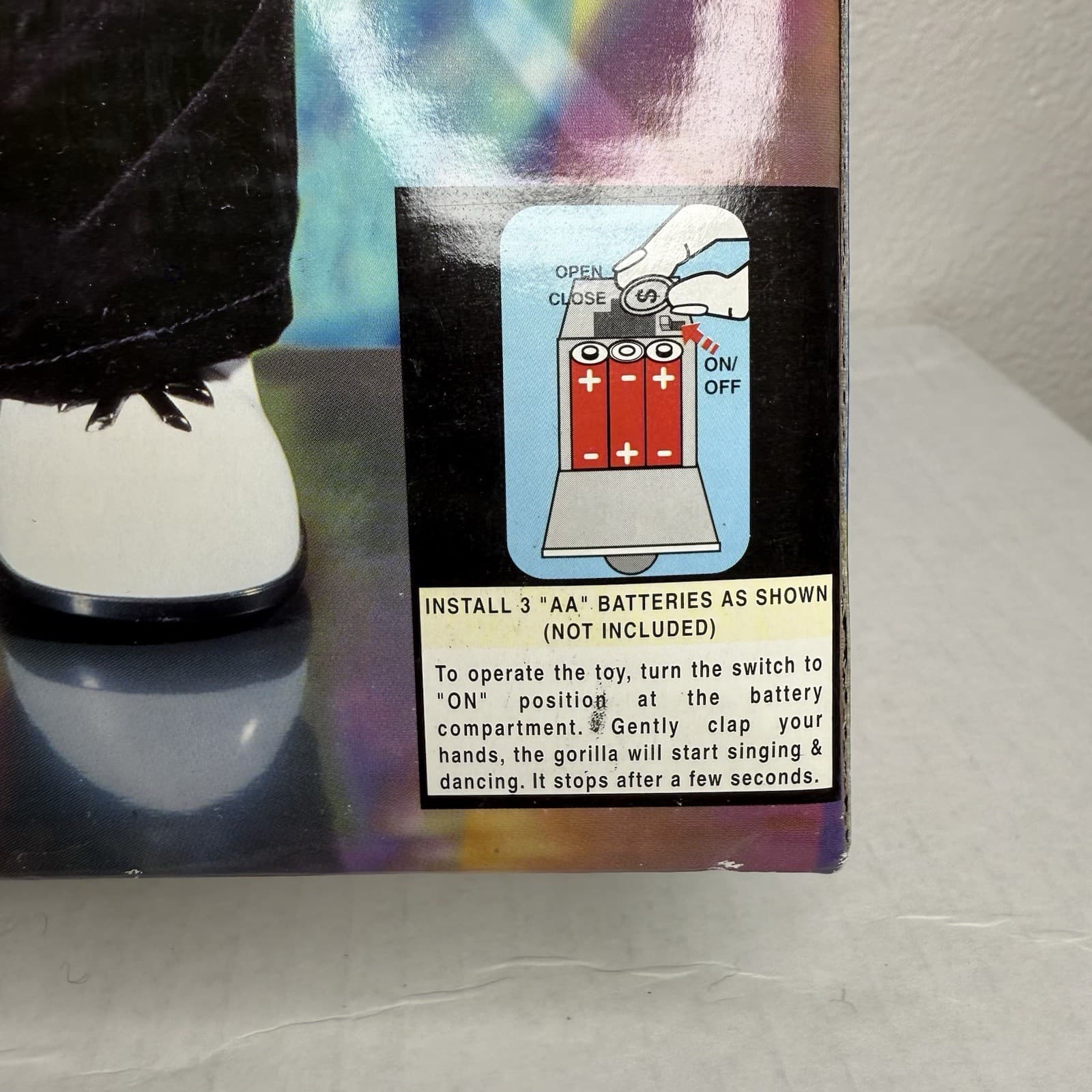 Vintage Rare Magogo Gorilla Dancer Singing Dancing Gorilla Toy Unused New in Box 5