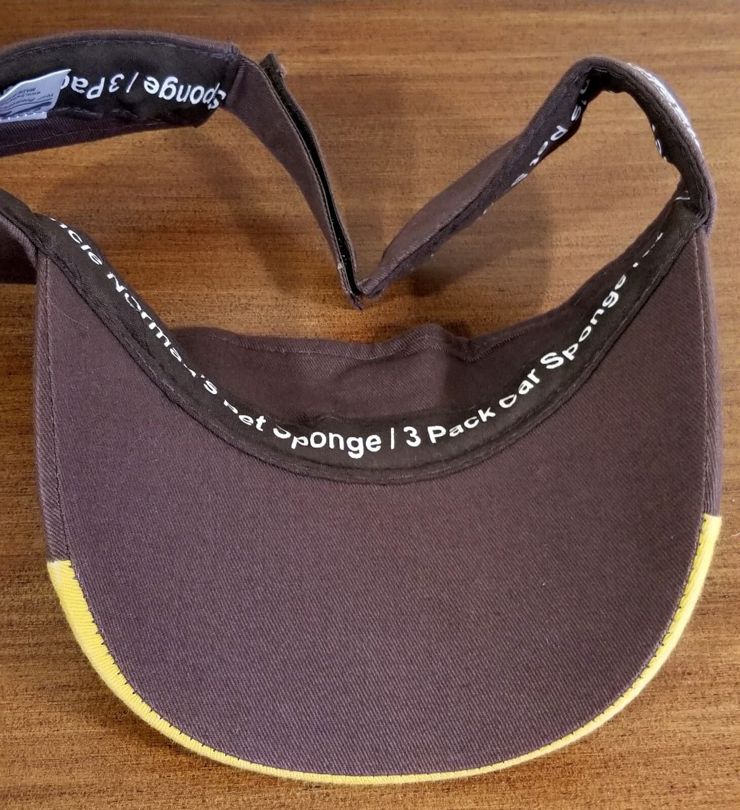 Padres San Diego Vintage Brown Gold Visor Hat Cap Signed MARK KOTSAY *Note 5