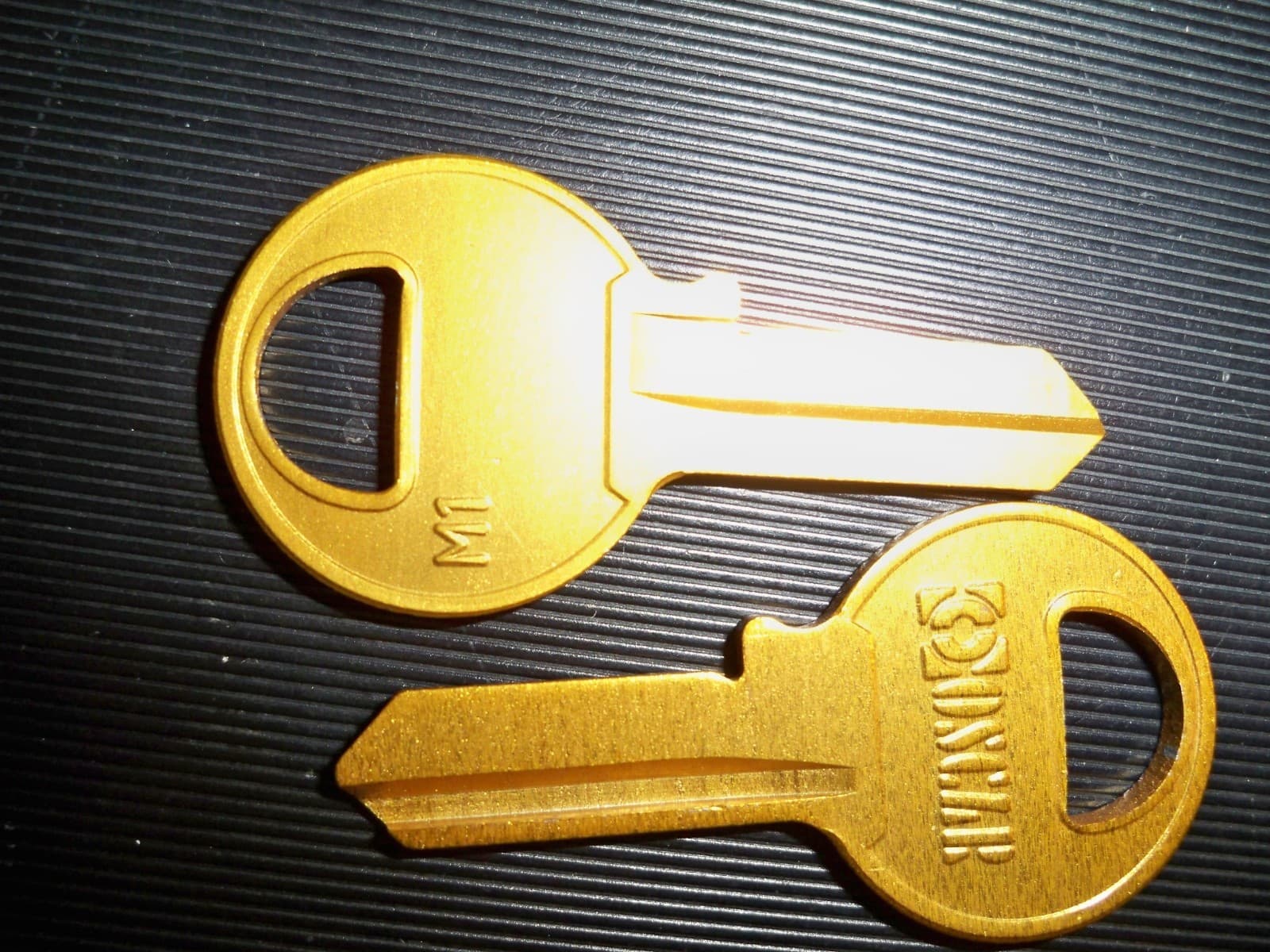 M1 - (50 Ct.) GOLD Lightweight Aluminum Titanium Key Blanks "BLOWOUT SALE" 6