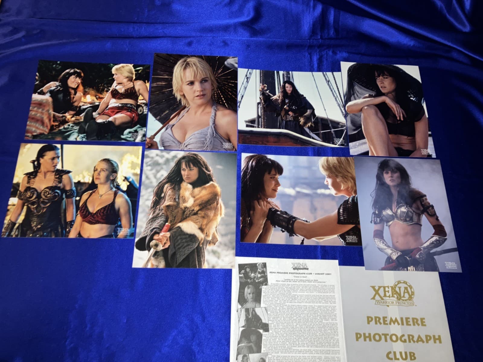 ULTRA RARE Xena Premiere Photo Club August 2001 "Friend In Need" Picture Set 2