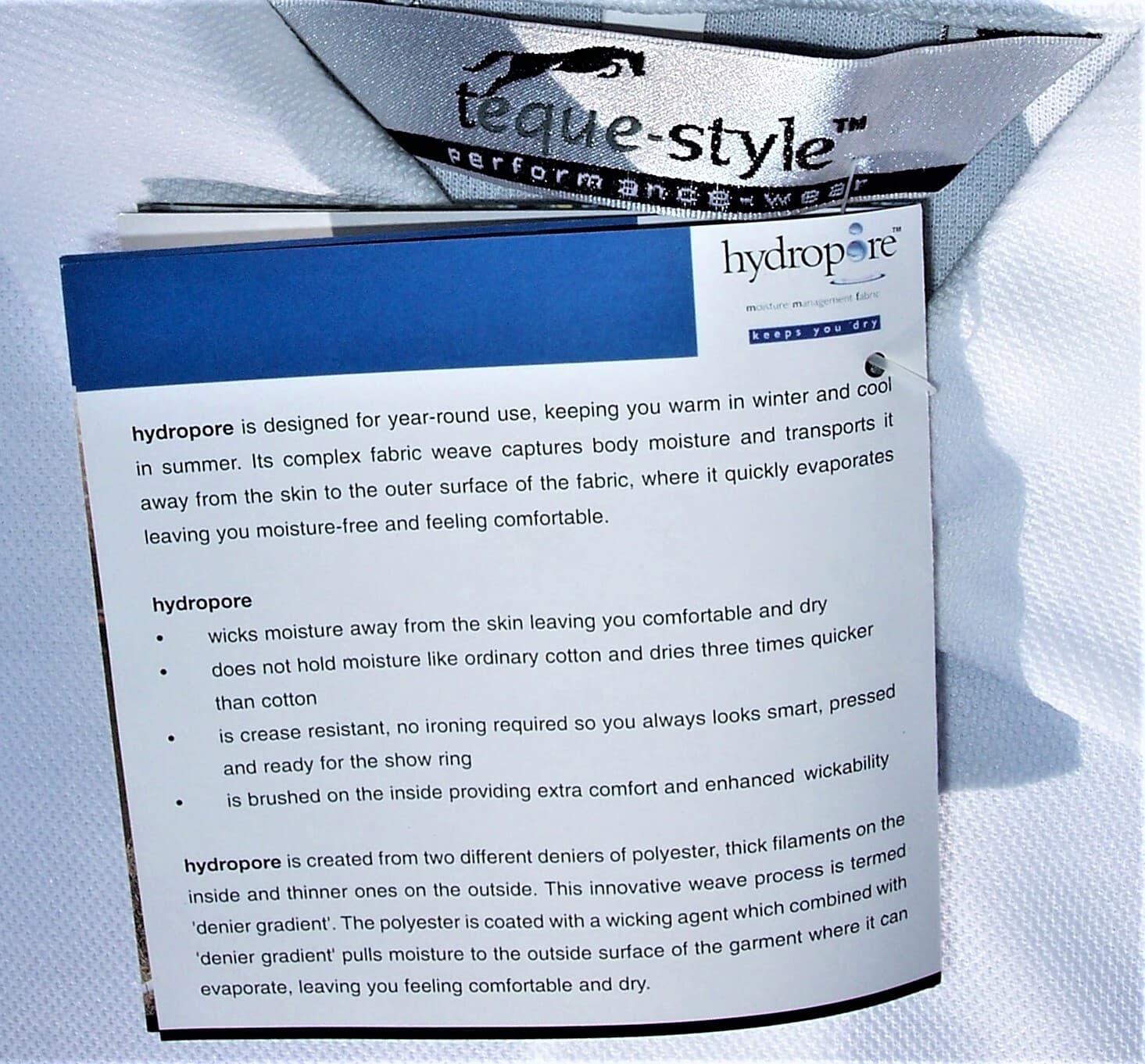 Teque-style Moisture Wicking Equine Golf Boat Sports Shirt XL Men Yardshirt #2 5