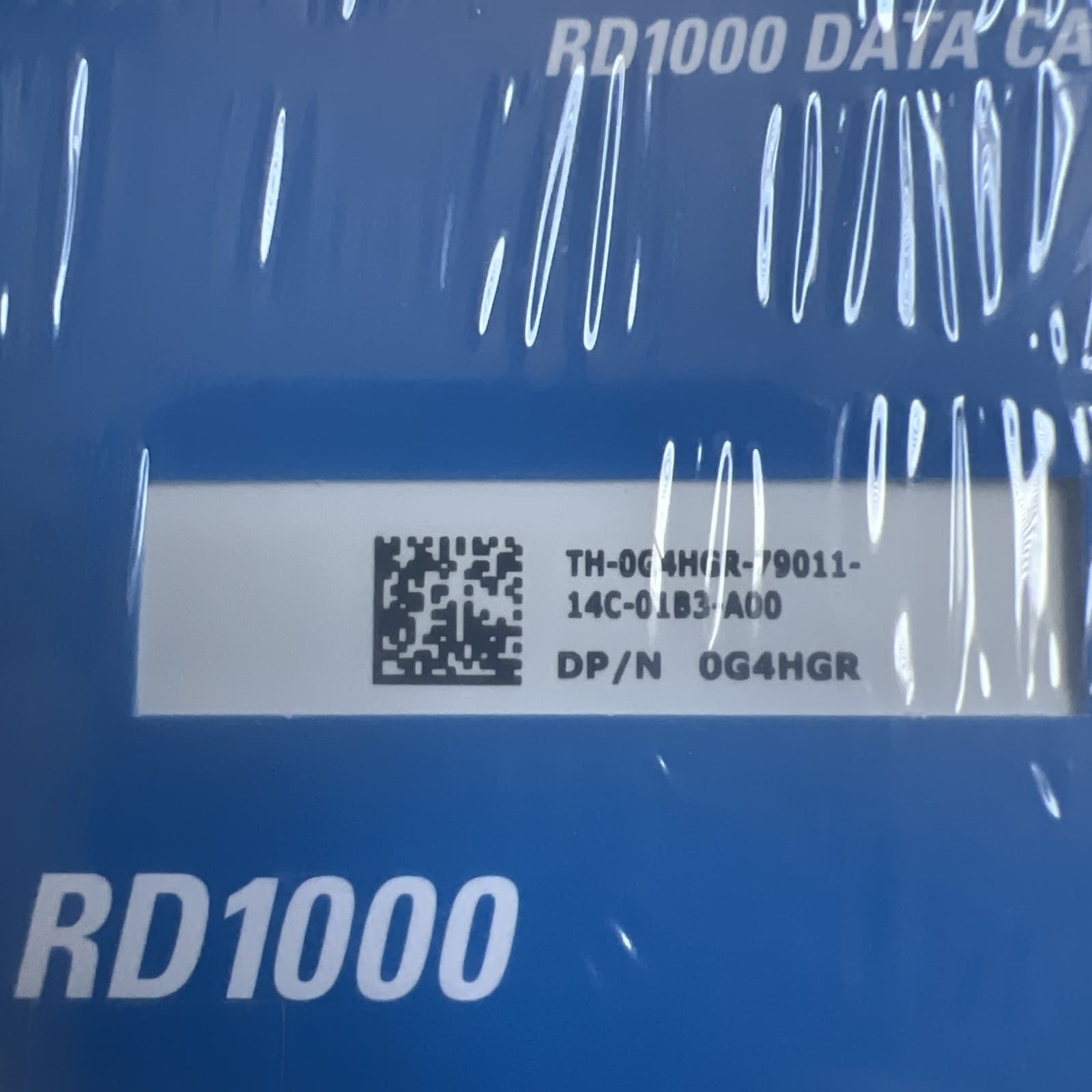 Dell RD1000 1.0 TB Hard Drive Data Cartridge - P/N: 0G4HGR - NEW / SEALED 3