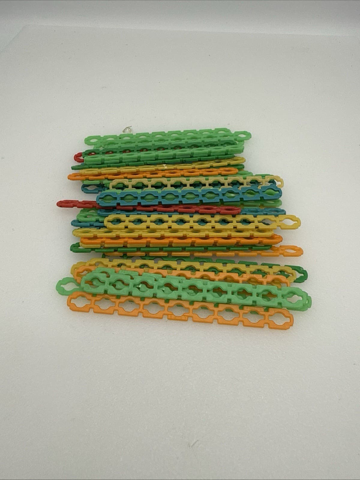 VTG Borden Elsie Stix Popsicle Plastic Building Crafting Sticks Lot Of 125 2