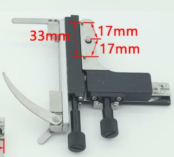 Microscope Attachable Mechanical Moveable Stage X-Y Stage with Scale f Specimens 5
