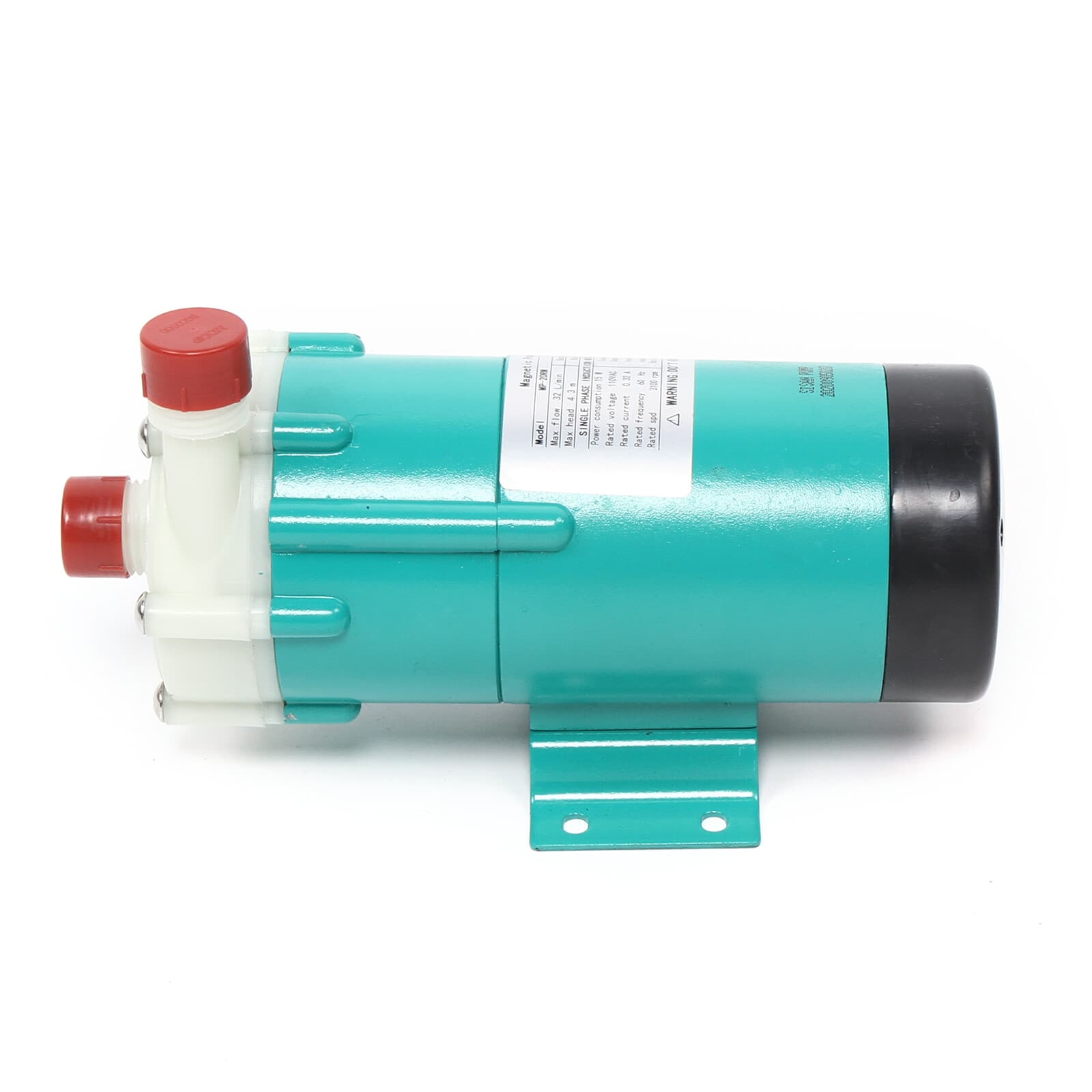 Magnetic Drive Water Pump MP-20R Industrial Chemical Water Pump 27L/min 15W 110V 6