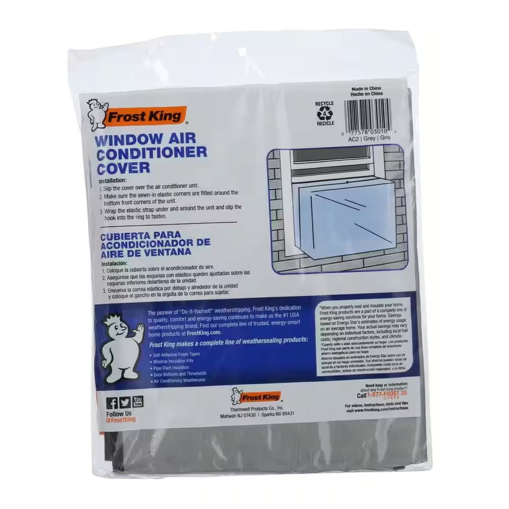 18 In. X 27 In. X 16 In. Vinyl outside Window Air Conditioner Cover for Small Un 5