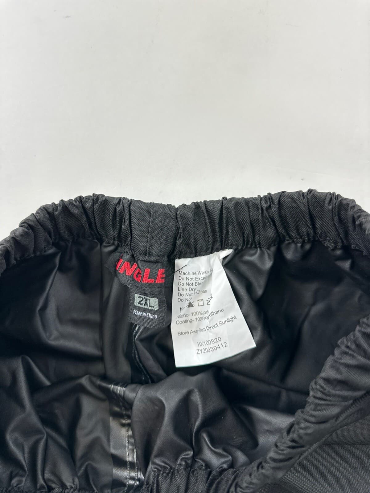 Tingley Icon Pants Men's 2XL Black Breathable Waterproof High Visibility 3M NWT 6