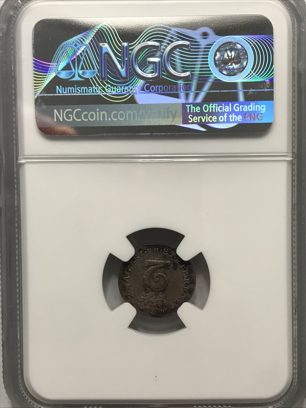 1772 Great Britain Silver 2P Two Pence Maundy 2P Coin NGC UNC 6