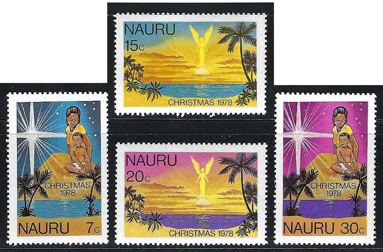 Nauru - 1978 4v. MNH Christmas Religion Angels Women Childs