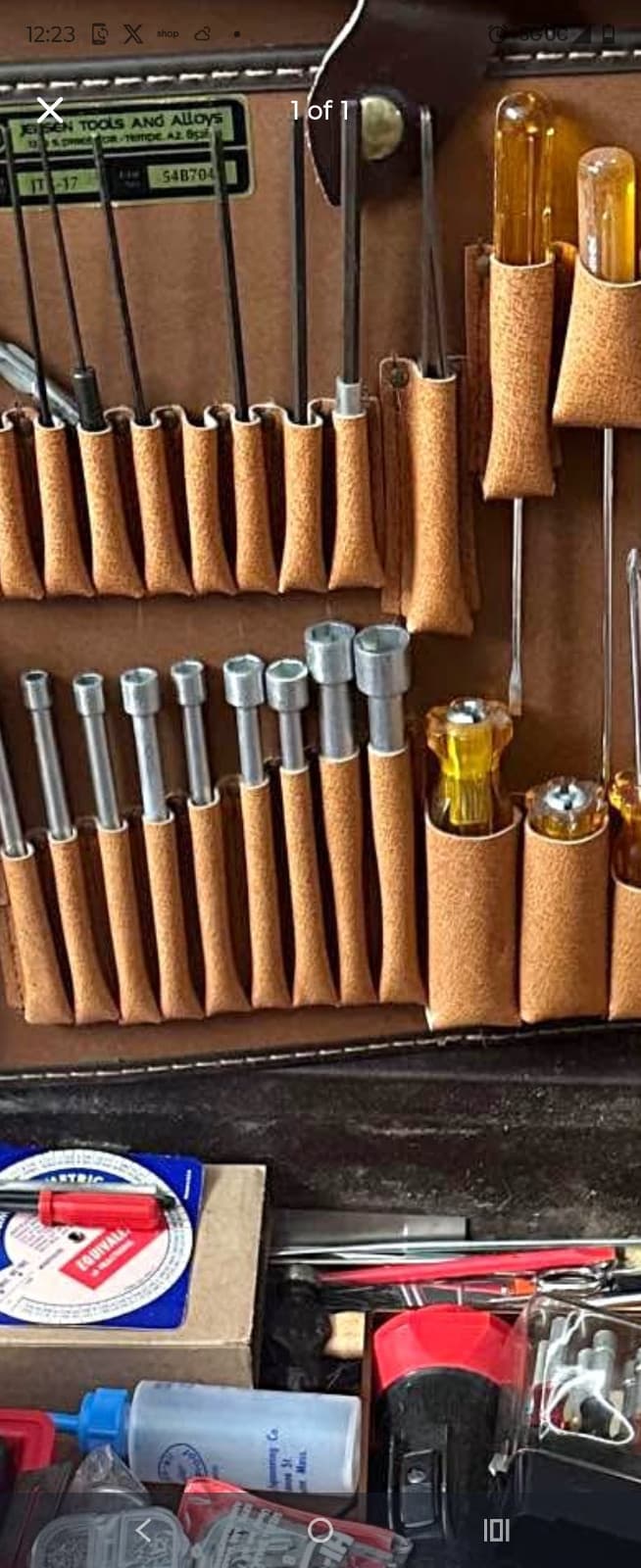 Vintage 1980 Jensen Tools & Alloys JTK-17MM Field Engineer Tool Kit w/ Case, Too 2