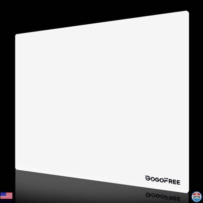 Glass Mousepad with Hard Surface for Gaming, Ultra Smooth Mouse Mat, Premium