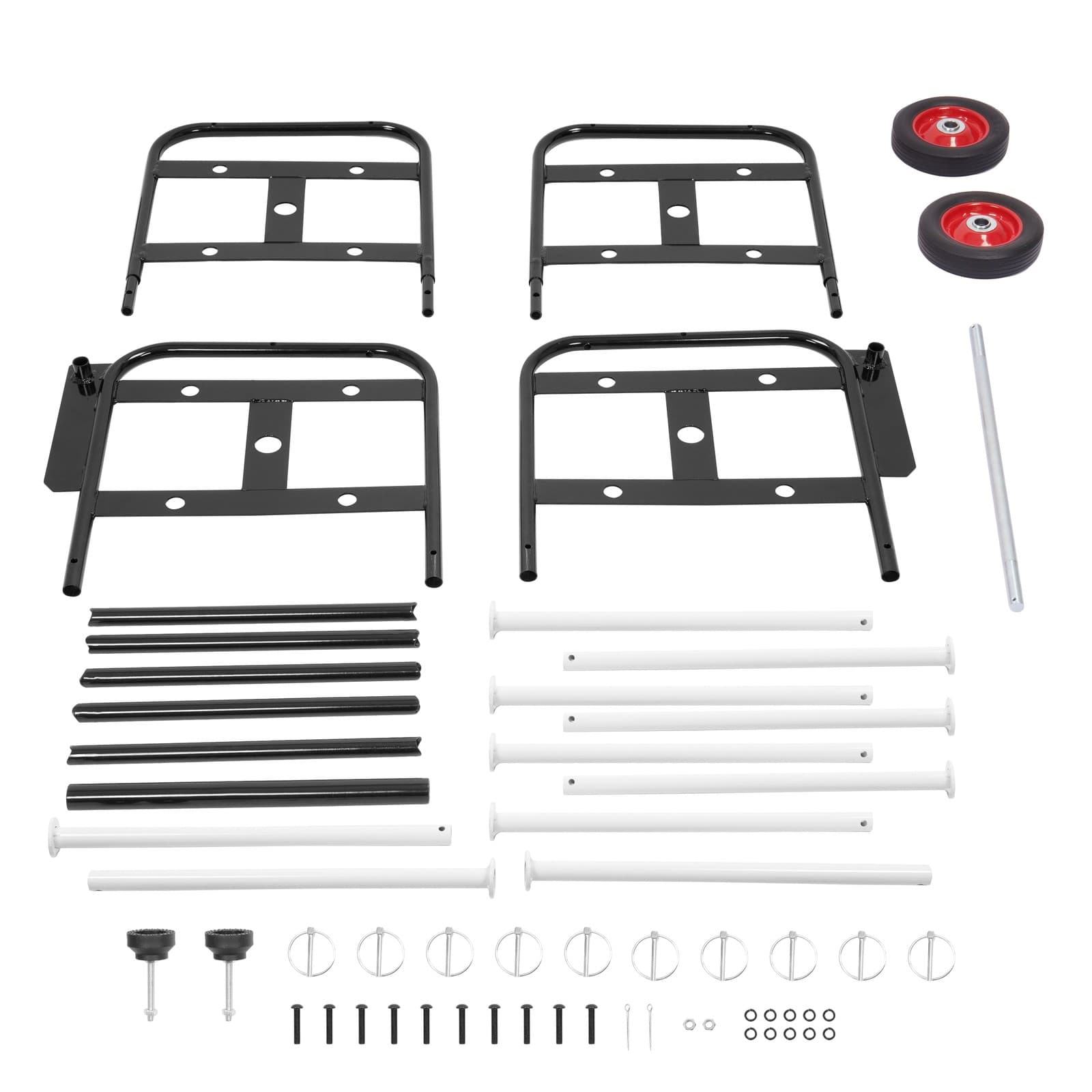 Transportable Axle Cable Caddy with 10 Rods Cable Spool Wire Rack Dispenser 3