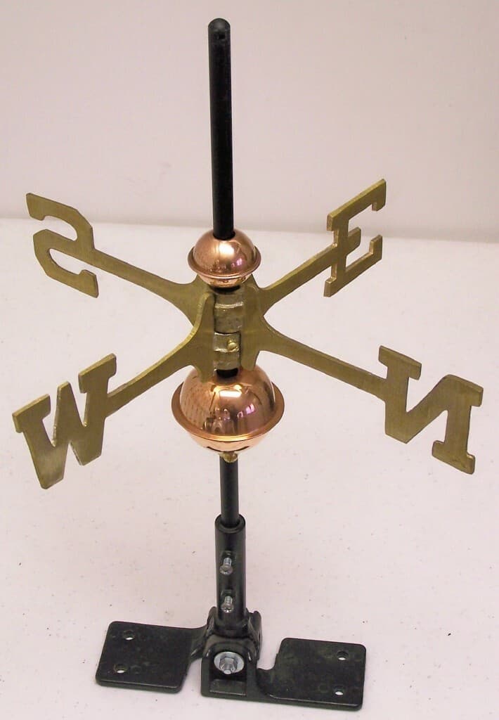 weathervane replacement copper balls 1'' & 2'' for cottage / medium weathervanes 3