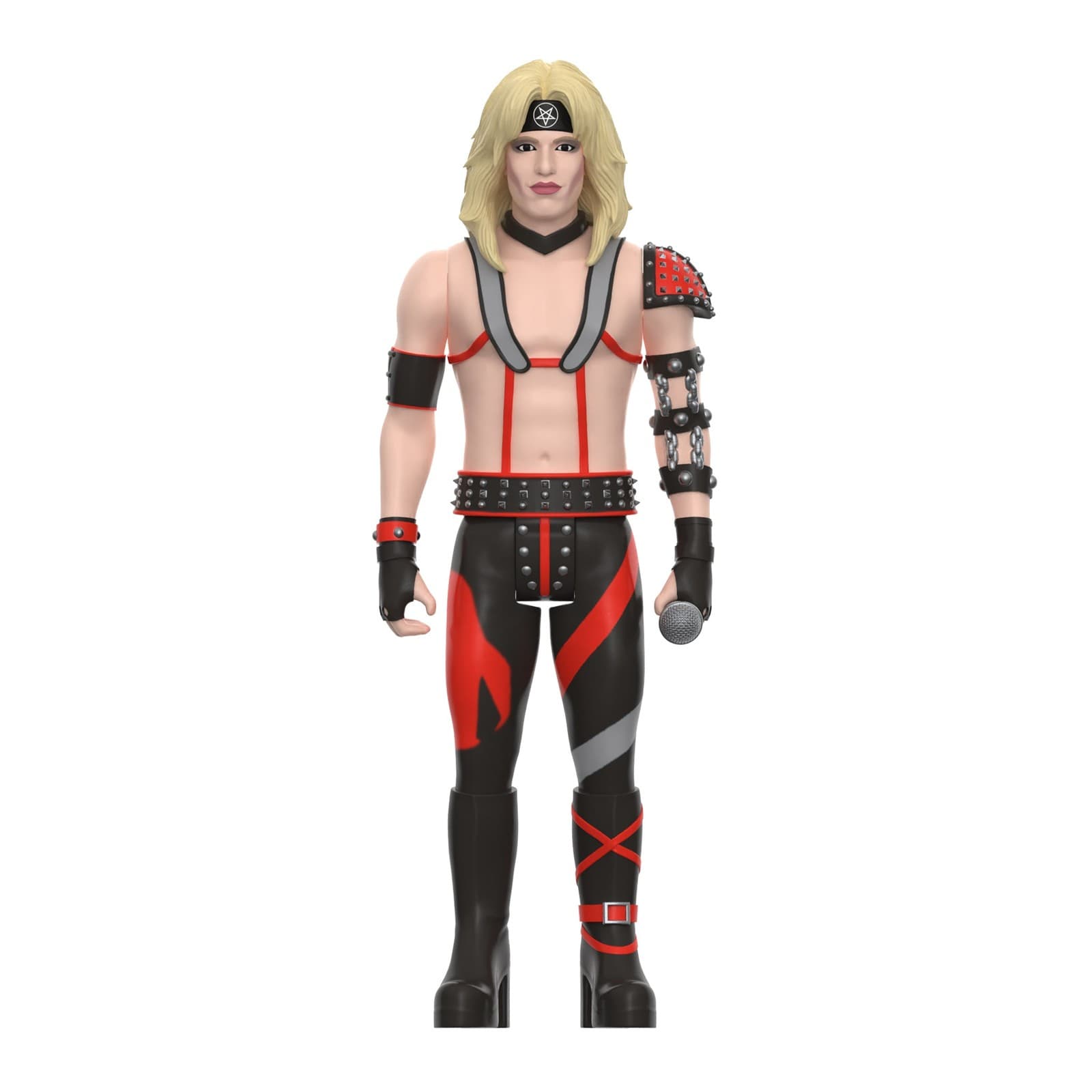 Motley Crue Super7 Reaction Figure Set Vince Neil Nikki Sixx Tommy Lee Mick Mars 4