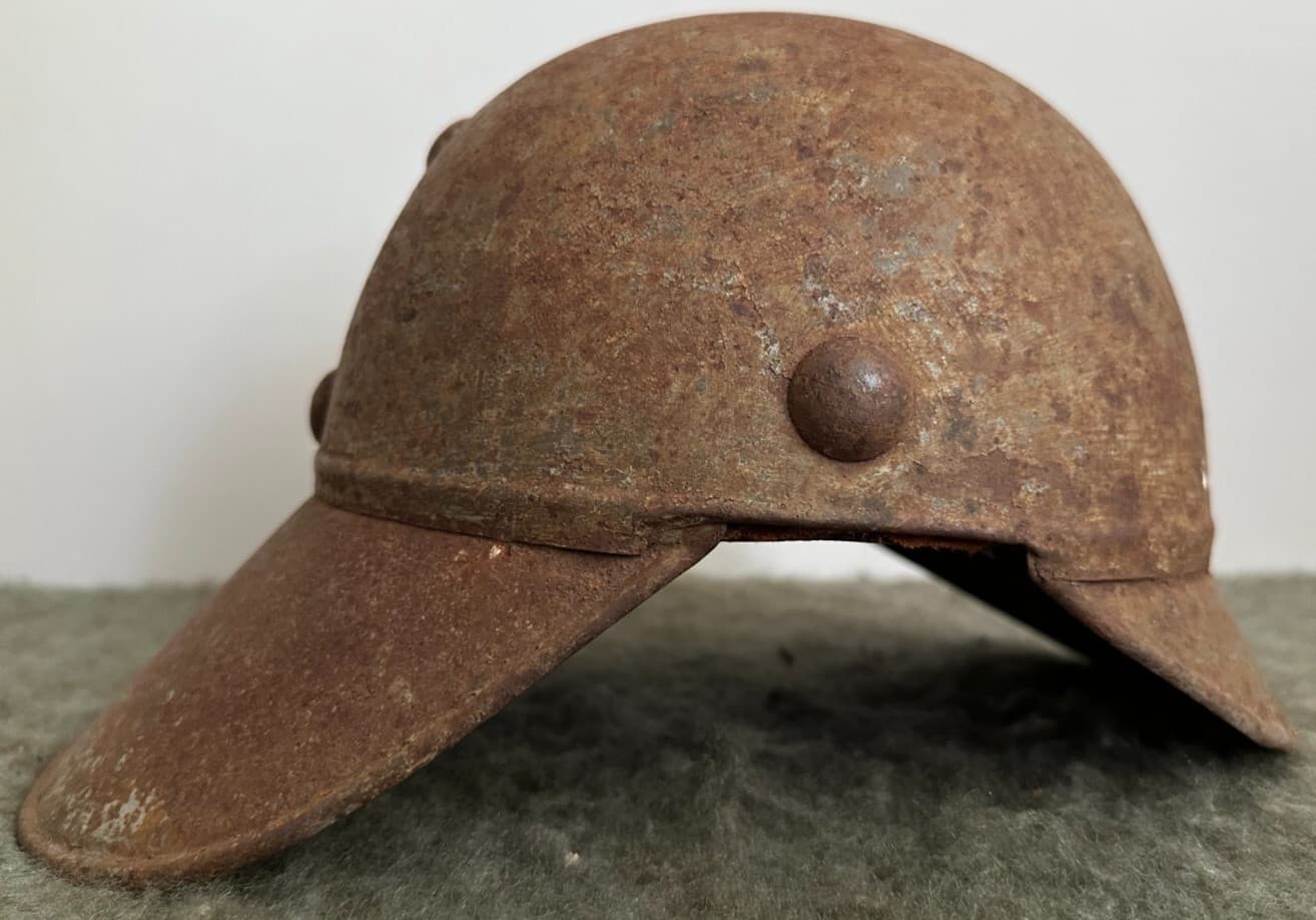 VERY RARE! WW2! NKVD MPVO LENINGRAD SIEGE HELMET USSR MADE FOR CIVIL AIR DEFENCE 5