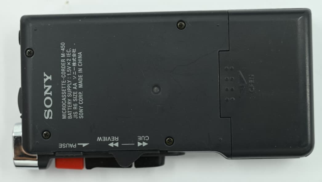 Sony M-450 Microcassette Handheld Voice Recorder 3