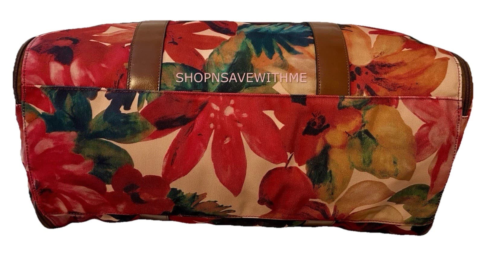 Patricia Nash Visalia Spring Multi Floral Travel Garment Duffel Bag NWT 6