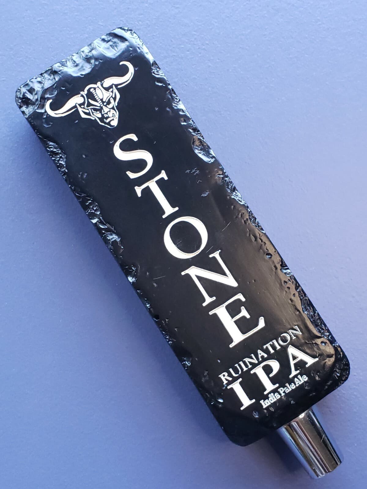Stone Brewing Company Ruination IPA Tap Handle - Double sided resin "stone"