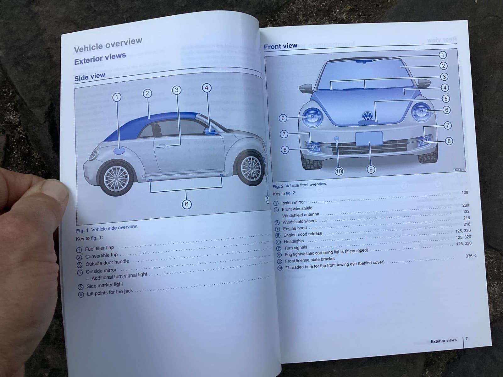 Original 2013 Volkswagen Beetle Convertible U.S. Edition Owners Manual 3