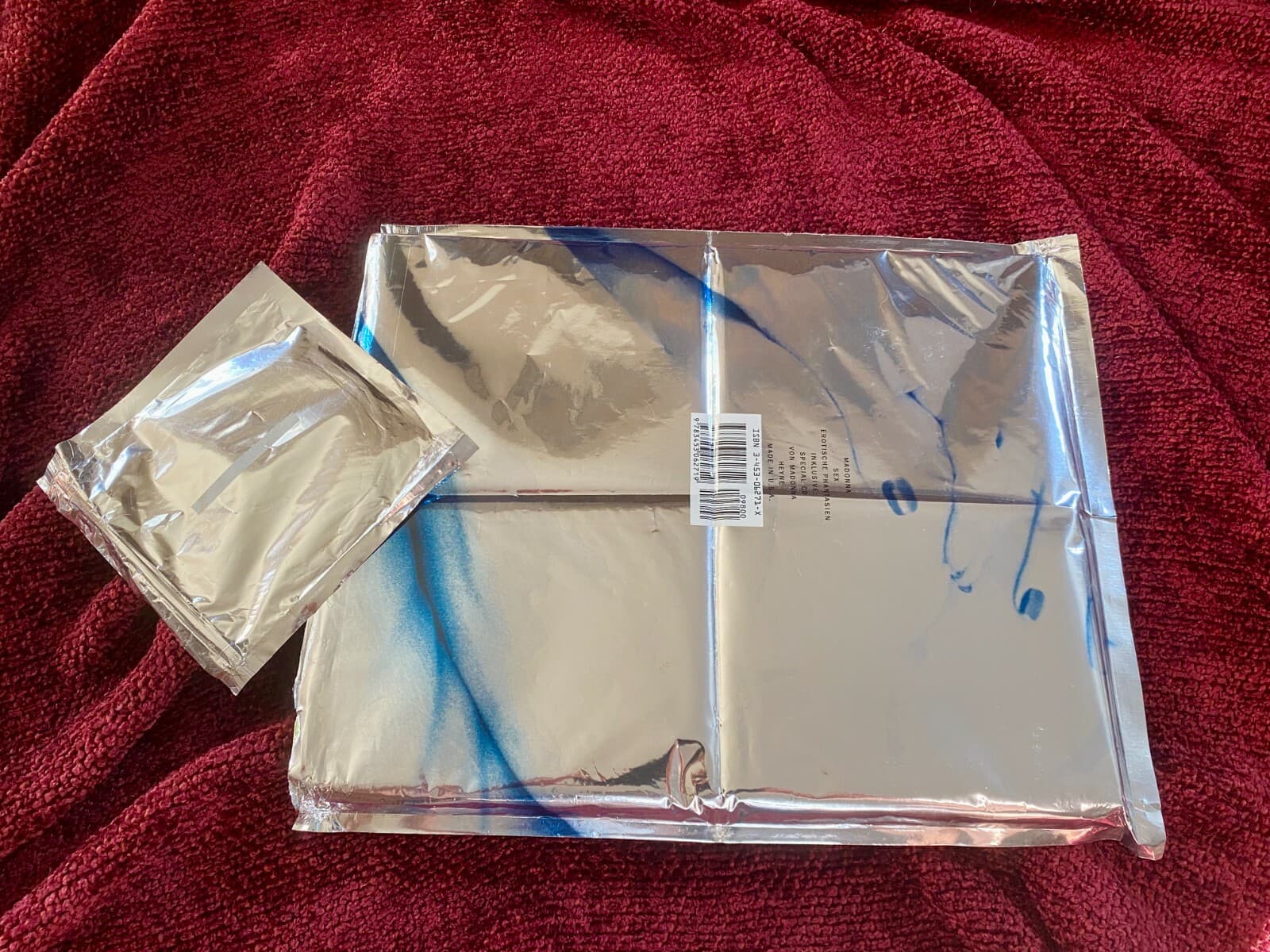 MADONNA 1st GERMAN EDITION SEX PROMO NUMBERED BAG DITA EROTICA COMPLETE CD & BAG 4