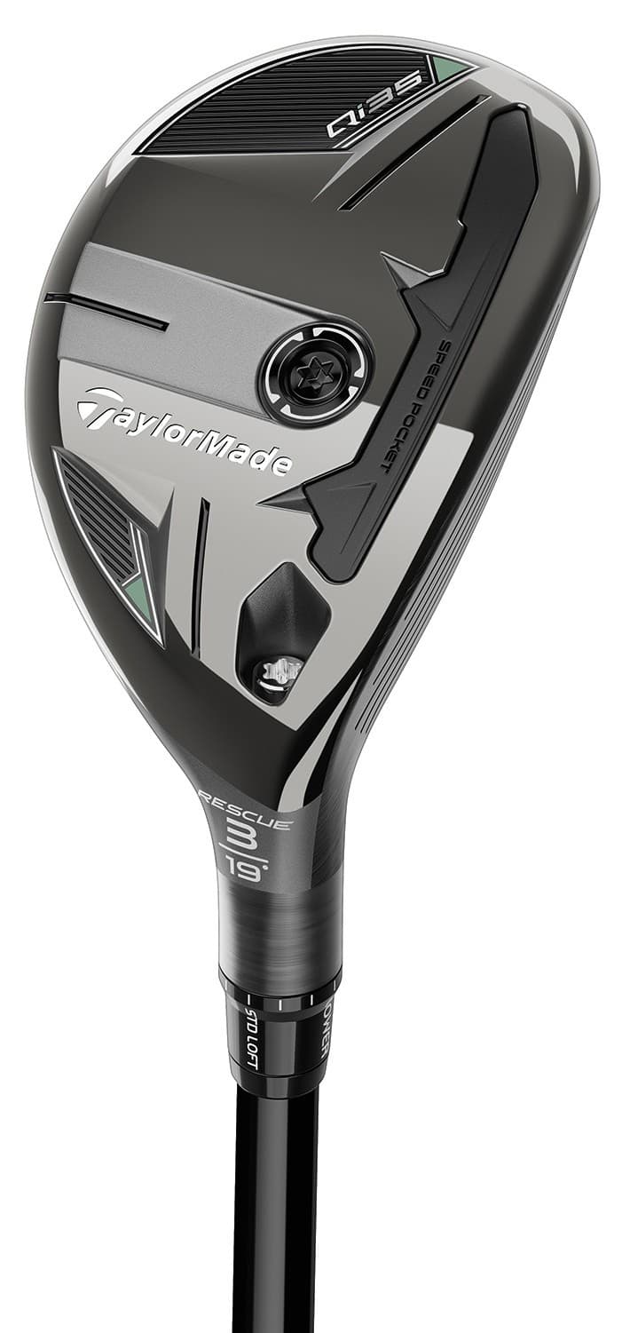 TaylorMade Qi35 Rescue 19* 3H Hybrid Stiff Mitsubishi Kai'li Blue DarkWave 85 VG