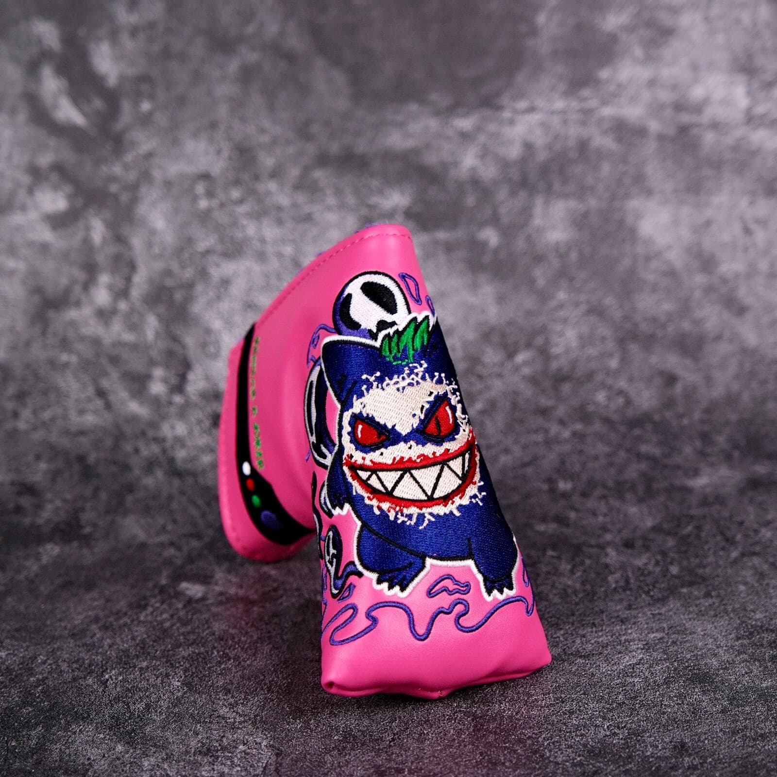 Magnetic Gengar X Joker Inspired Golf Blade Putter Headcover Fit Scotty Cameron