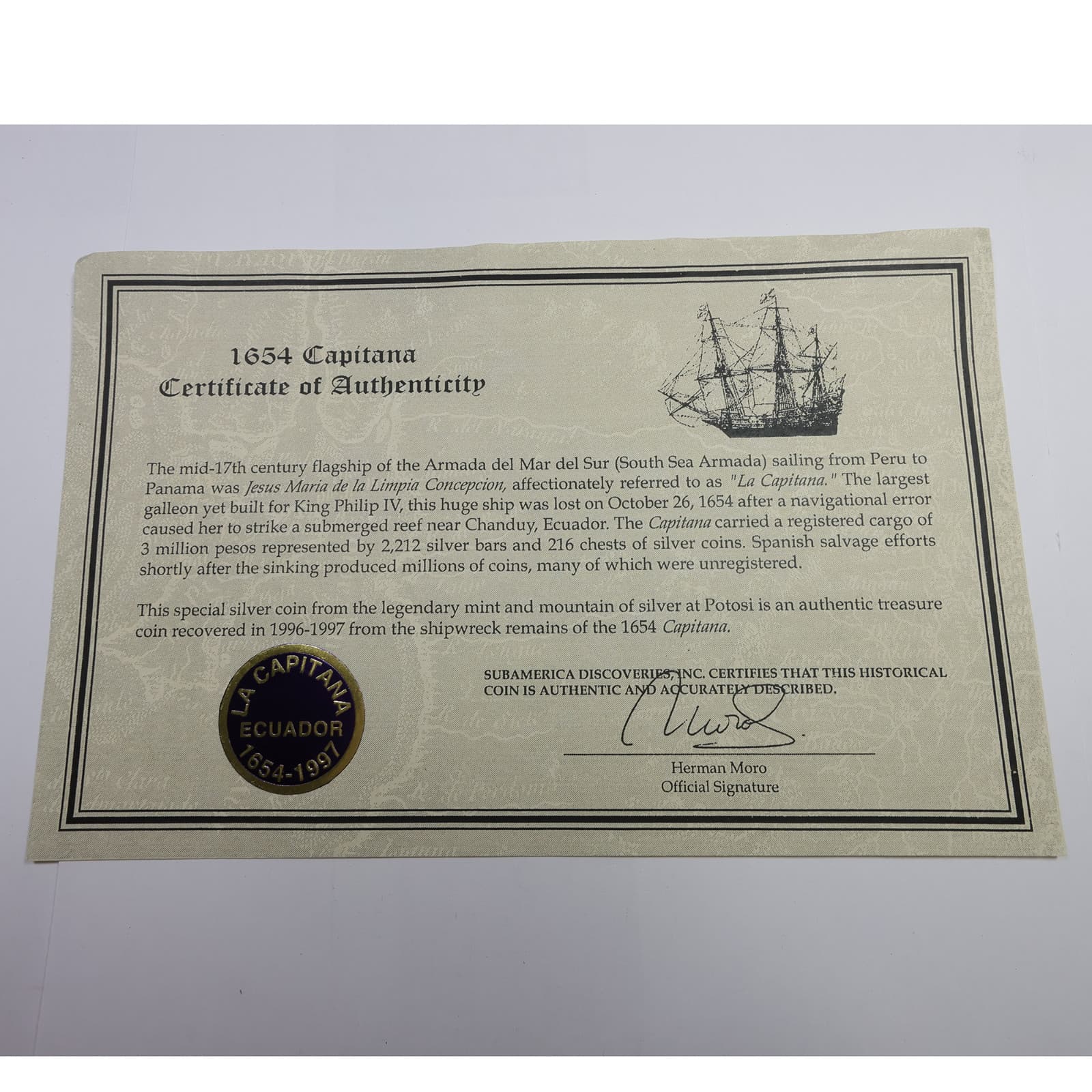 1652 E NGC VF Details Bolivia Shipwreck Capitana Silver 8 Reales 8R Coin 56775T 4