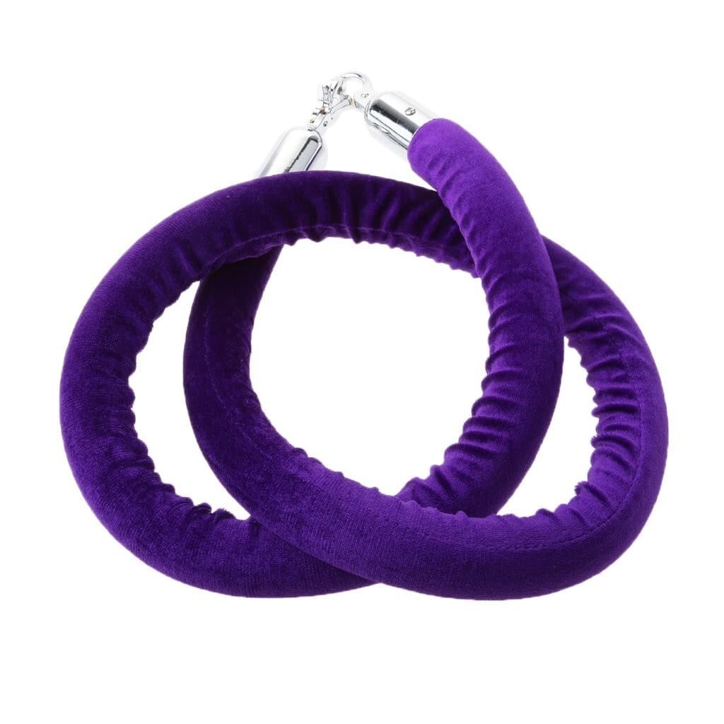 Velvet Hanging Ropes Crowd Control Stanchion Ropes fit for Movie Theaters 2