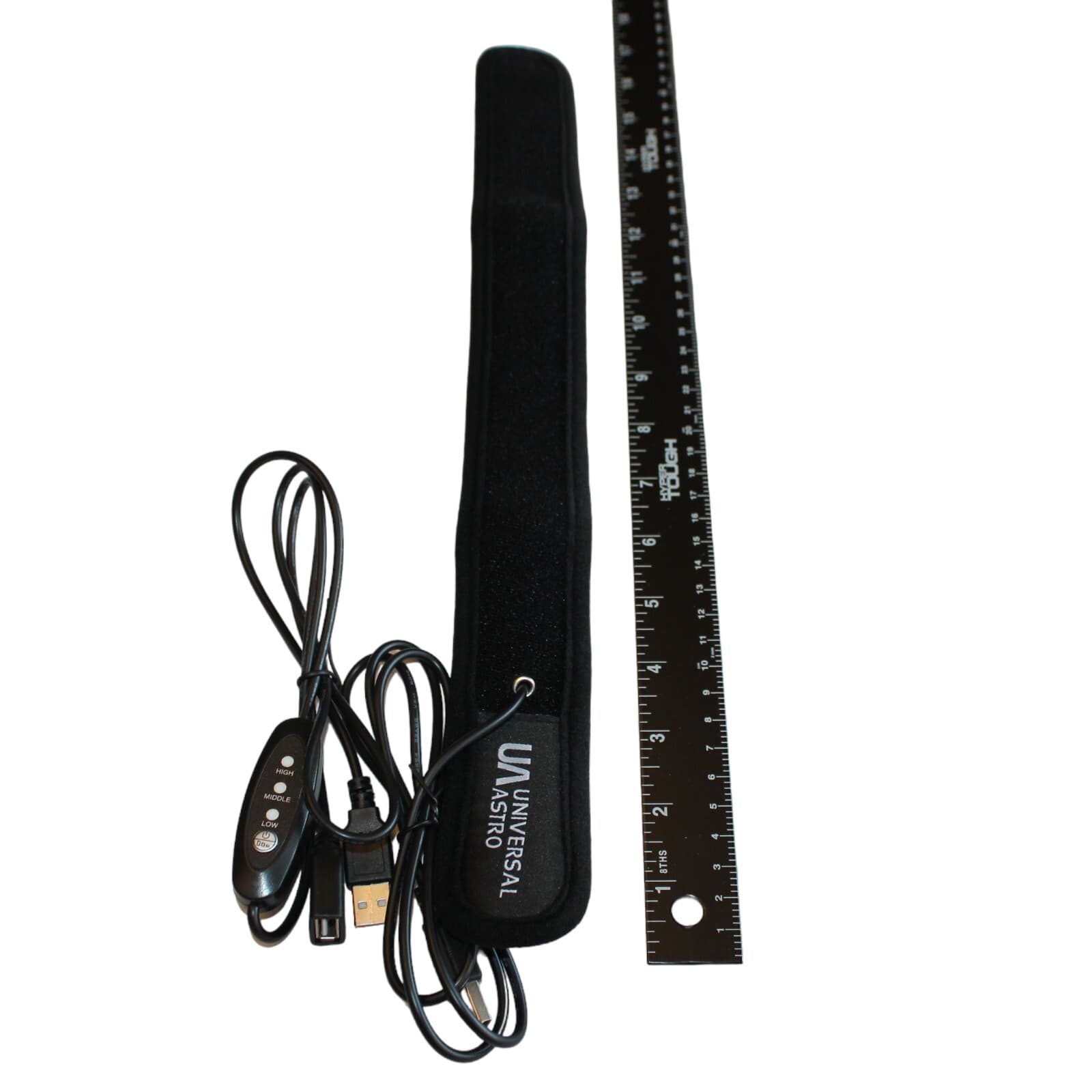 Telescope USB Lens Warmer/Dew Heater Strap with Controller-16" 3