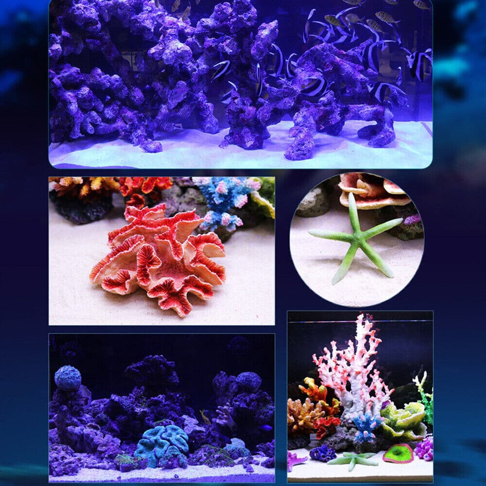 Artificial Coral Reef Resin Aquarium Home Ornament Plant Fish Tank Landscaping # 6